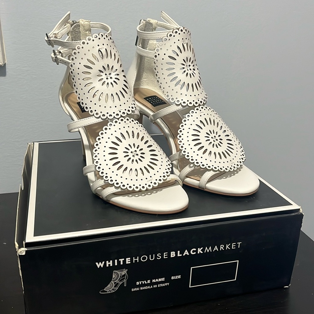 NEW WHBM Sarai Mandala Strappy Heels